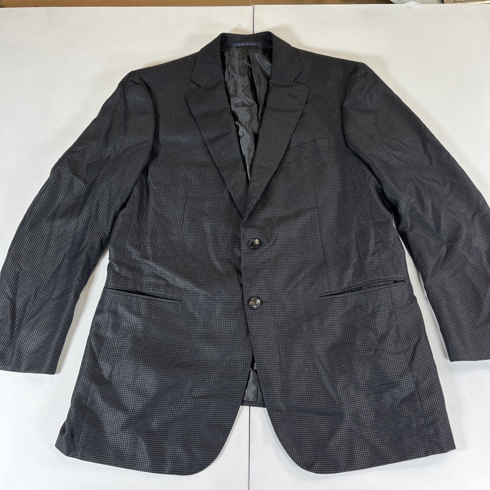 PAL ZILERI Silk Wool Blend Blazer Jacket 2 Buttons MADE IN ITALY Men's 54 Long